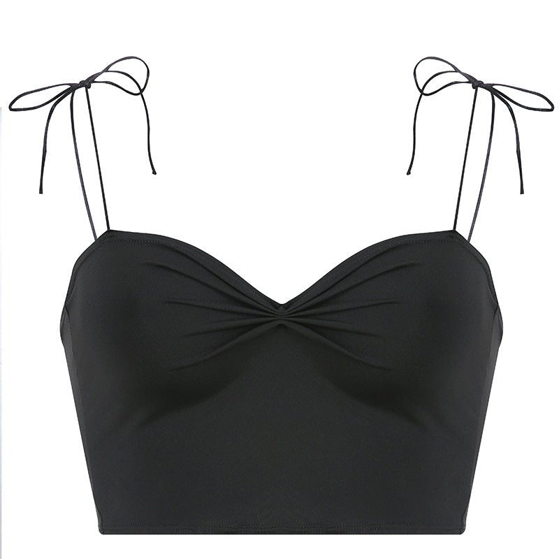 Camisole sexy plissée - SpencerFashion