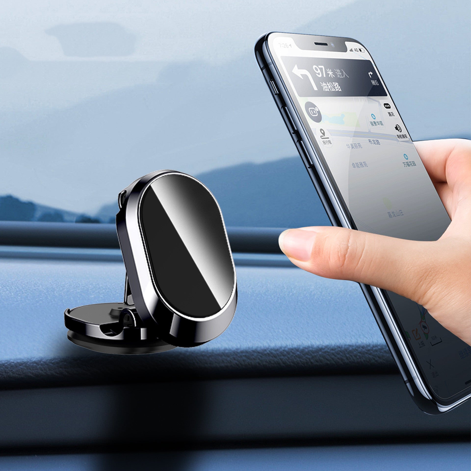 Car Fashion Folding Magnetic Phone Holder - SpencerFashion