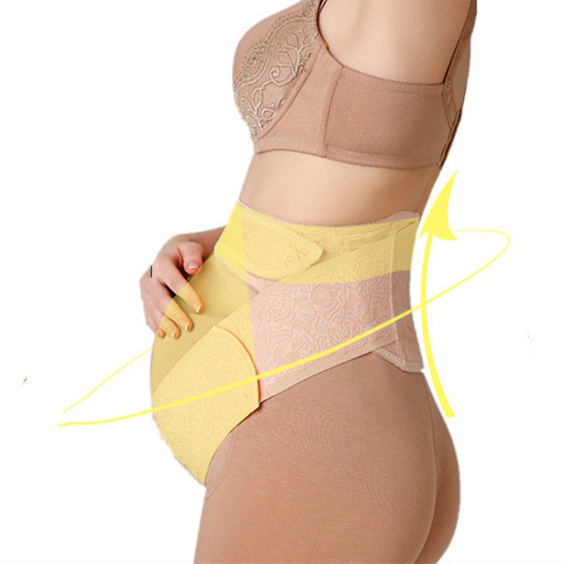 Ceinture de soutien du ventre en dentelle ajustable pour femmes enceintes - SpencerFashion