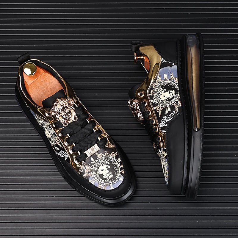 Chaussures blanches tendance semelle épaisse coussin d'air surélevé - SpencerFashion