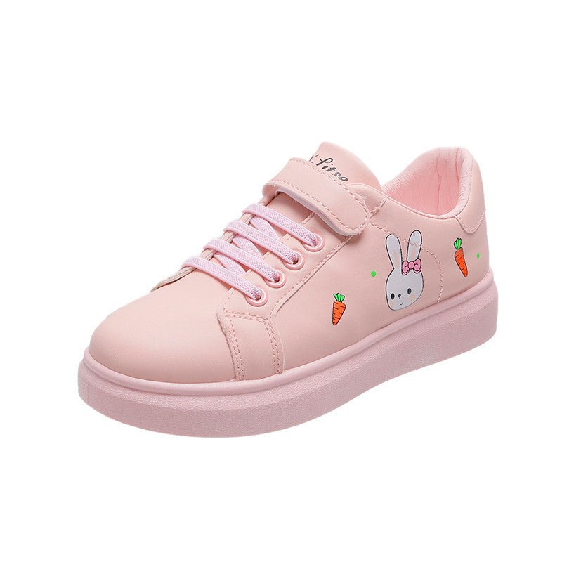 Chaussures de sport à semelles souples blanches pour les enfants - SpencerFashion