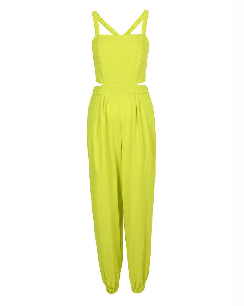 Combinaison taille haute à imprimé nœud pour femmes - SpencerFashion