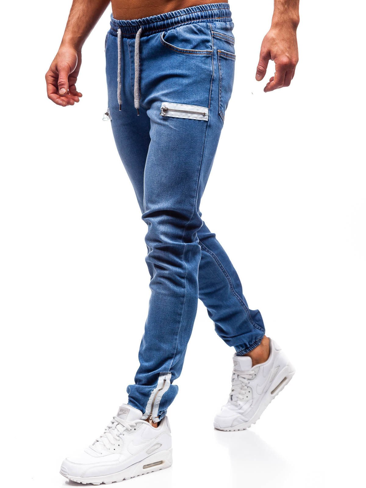 Pantalons Fermeture à Glissière pour Hommes - SpencerFashion