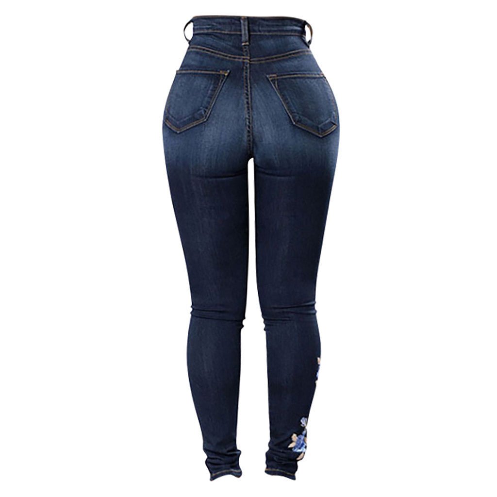 Jeans brodés - SpencerFashion