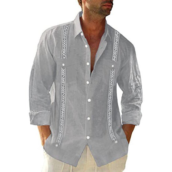 Chemise en lin pour Hommes - Spencer Fashion - SpencerFashion