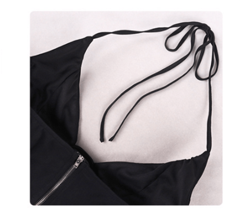 T-shirt à manches longues en tulle froissé transparent - SpencerFashion