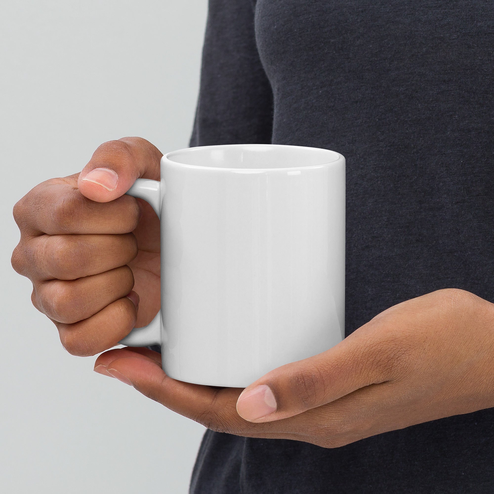 Mug Blanc Brillant - SpencerFashion