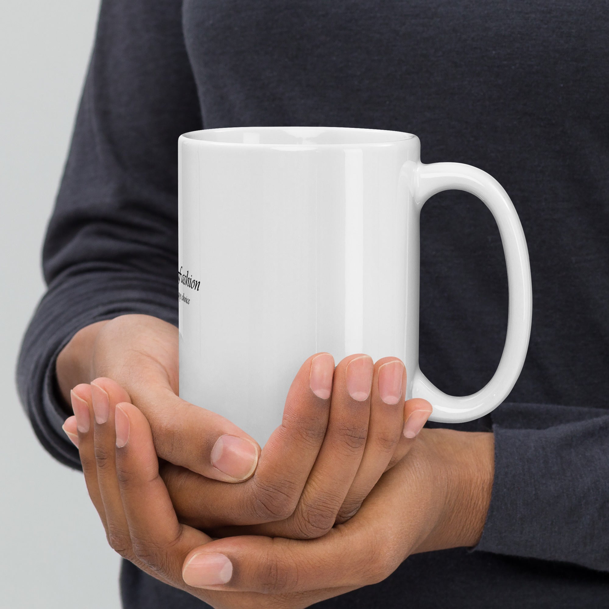 Mug Blanc Brillant - SpencerFashion