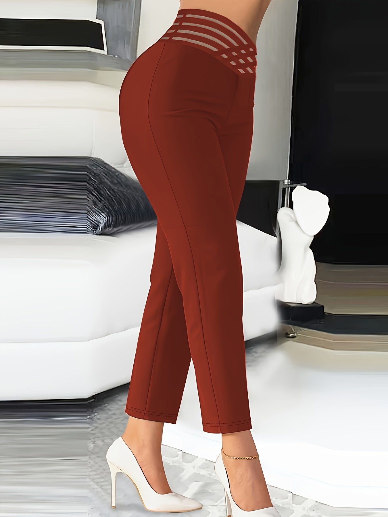 Pantalon Taille Haute - SpencerFashion