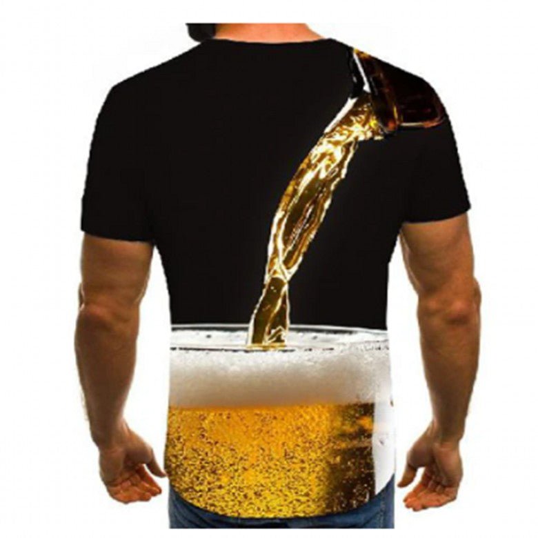 T-shirt à manches courtes pour hommes 3D - SpencerFashion