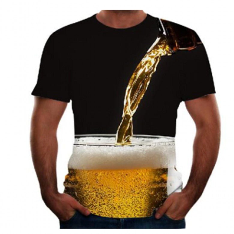 T-shirt à manches courtes pour hommes 3D - SpencerFashion